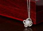 14k White Gold Finish / Luxury Box